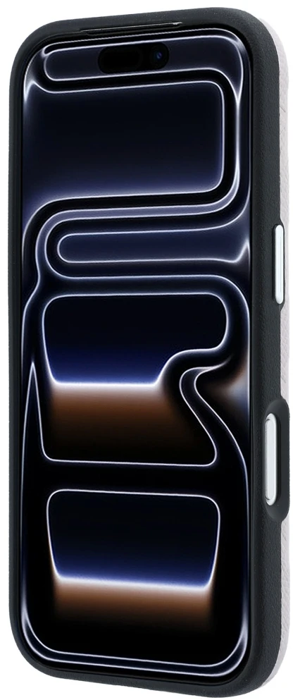 Dėklas Karl Lagerfeld Grained Mono Resin Logo MagSafe Case for iPhone 17 Pro / 18 Pro - Rožinė