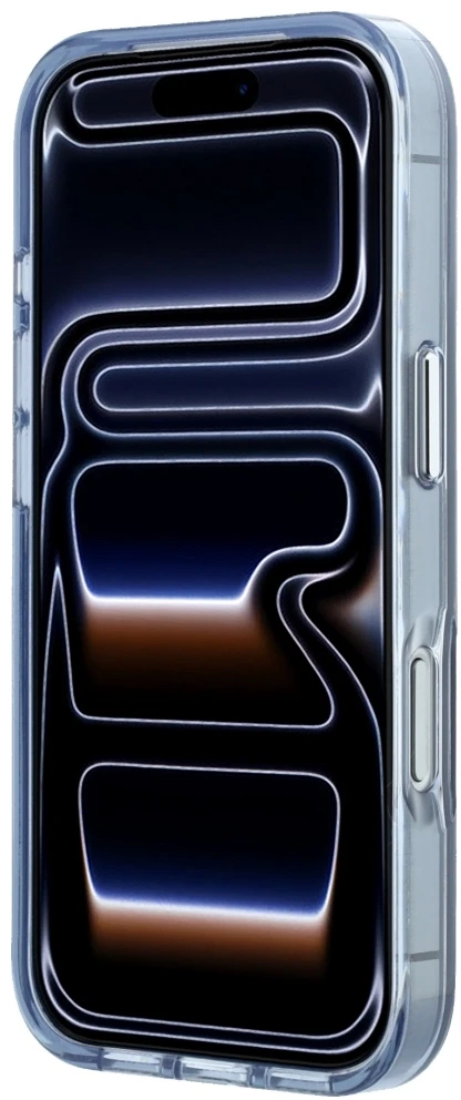 Dėklas Karl Lagerfeld IML Choupette Body Sketch Print MagSafe Case for iPhone 17 Pro / 18 Pro - Light Mėlyna