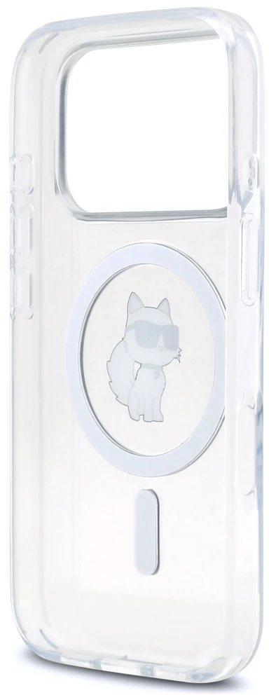 Karl Lagerfeld IML Choupette MagSafe - dėklas skirtas Apple iPhone 17 Pro transparent