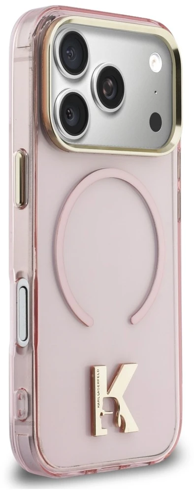 Karl Lagerfeld IML K Head dėklas iPhone 18 Pro Max / 17 Pro Max - Rožinė