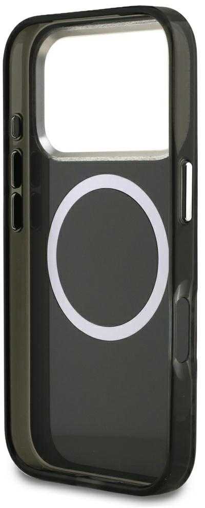 Dėklas Karl Lagerfeld IML Karl Head Logo MagSafe skirtas iPhone 17 Pro juodas