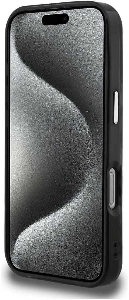 Karl Lagerfeld IML Leopard MagSafe dėklas Apple iPhone 16 Pro rudos spalvos