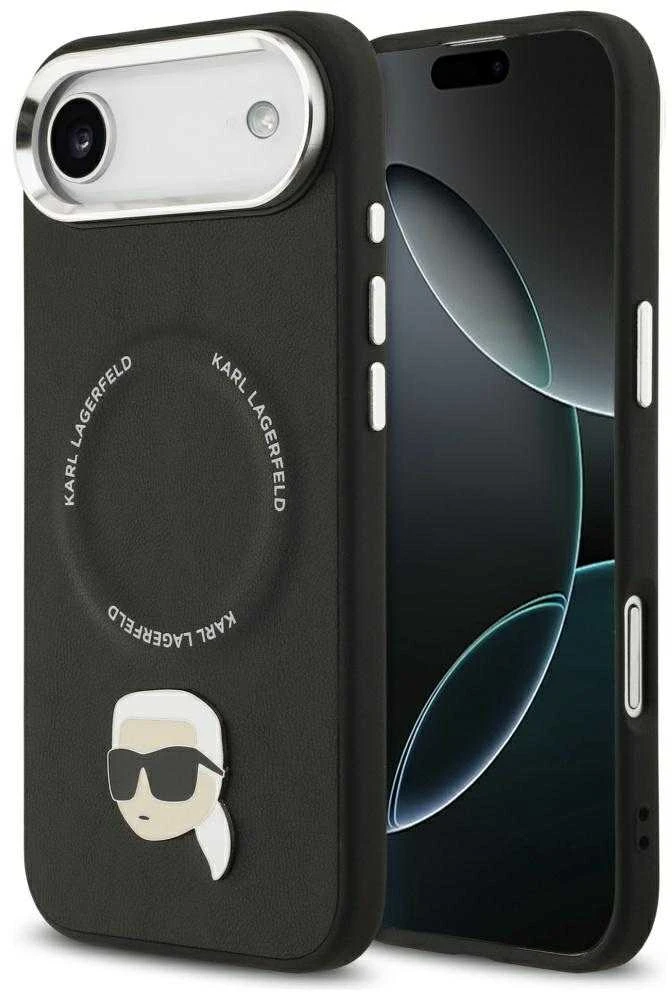 Dėklas Karl Lagerfeld Karl Pin MagSafe Case for iPhone Air - Juodas