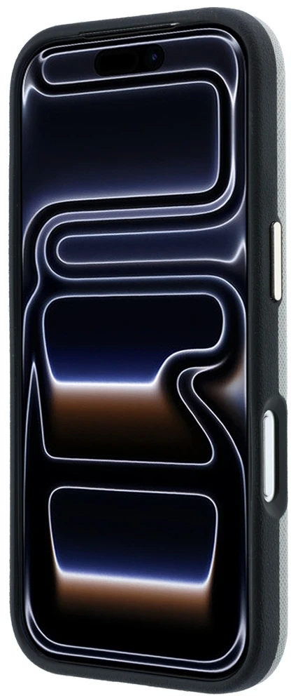 Dėklas Karl Lagerfeld Saffiano Small Script Metal Logo MagSafe Case for iPhone 18 Pro / 17 Pro - rusvai gelsvas