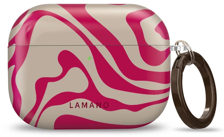Dėklas Lamano Tech-Protect Case for AirPods Pro 3 - Rožinė and rusvai gelsvas