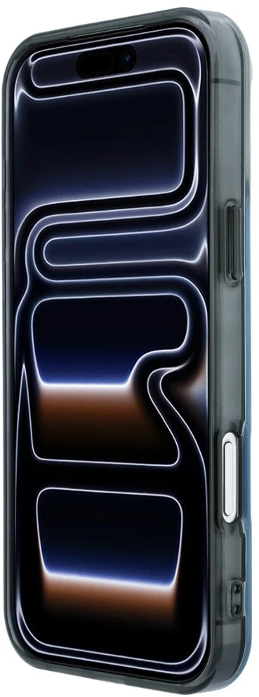 Dėklas Mercedes AMG IML Double Layer Urban Line with Ring Stand MagSafe case for iPhone 18 Pro Max / 17 Pro Max - mėlynas