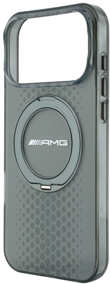 Dėklas Mercedes AMG IML Double Layer Urban Line Case with Ring Stand MagSafe for iPhone 18 Pro Max / 17 Pro Max - Gray
