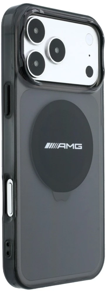 Dėklas Mercedes AMG IML Transparent Bicolor Block MagSafe Case for iPhone 18 Pro Max / 17 Pro Max - Juodas