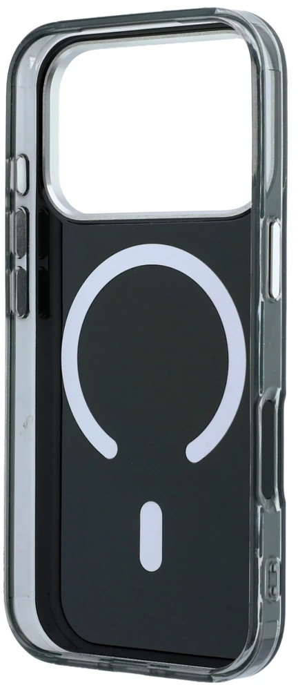 Dėklas Mercedes Double Layer Iconic Logo MagSafe Case for iPhone 18 Pro Max / 17 Pro Max - Juodas