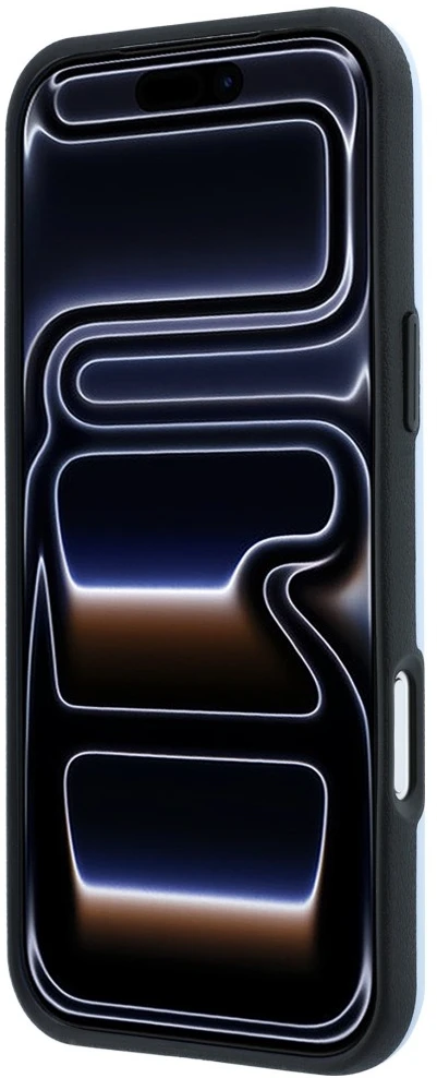Dėklas Mercedes Leather 3D MagSafe Case for iPhone 18 Pro Max / 17 Pro Max - Mėlyna