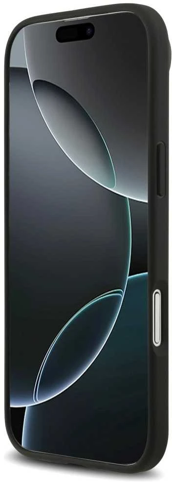 Mercedes Leather Star Pattern Stripes MagSafe dėklas skirtas iPhone Air juodos spalvos