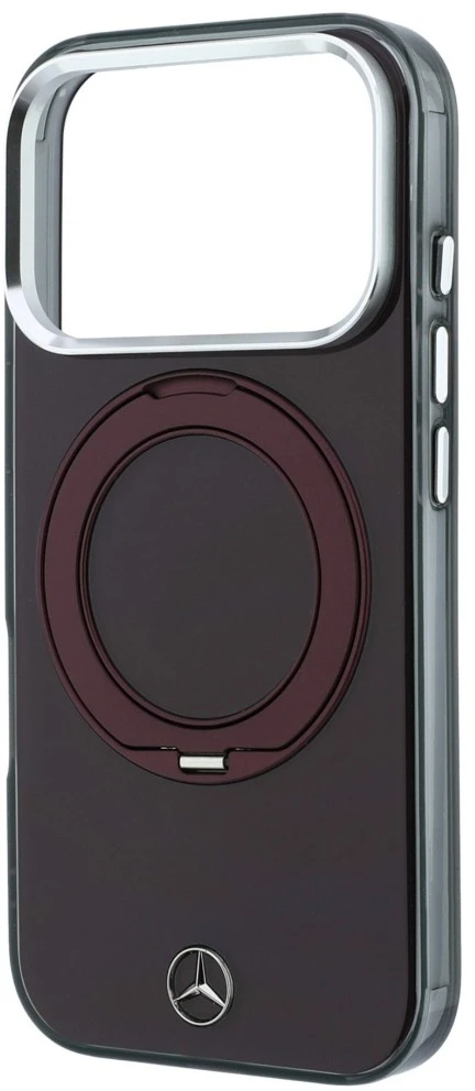Mercedes Ring Stand Iconic Logo MagSafe dėklas iPhone 18 Pro Max / 17 Pro Max - bordinis