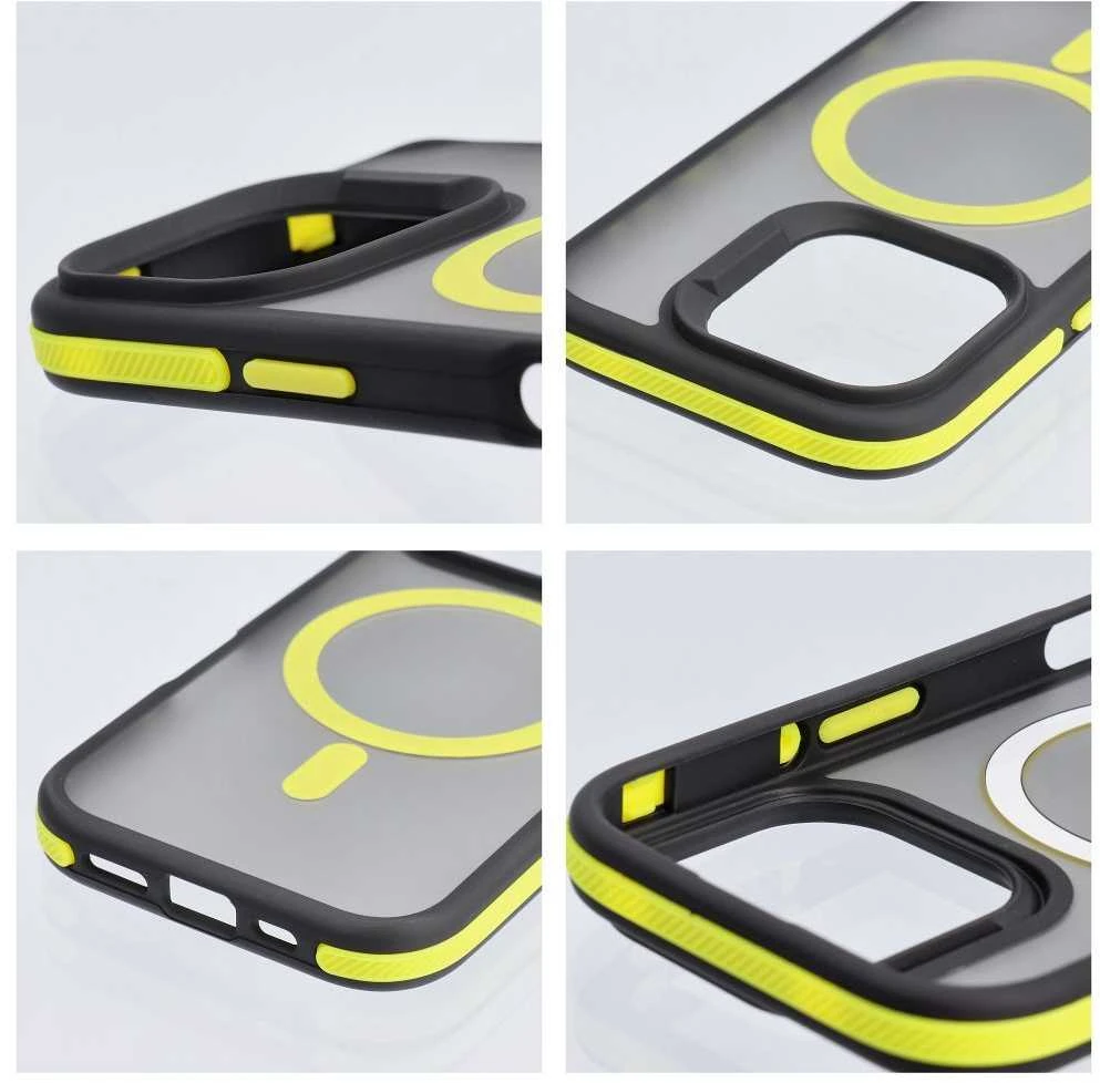 Oem Originalus „iPhone 16 PLUS Neo“ dėklas, suderinamas su „MagSafe“, geltonas