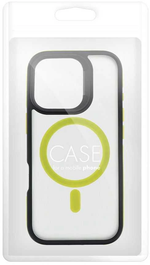 Oem Originalus „iPhone 16 PLUS Neo“ dėklas, suderinamas su „MagSafe“, geltonas