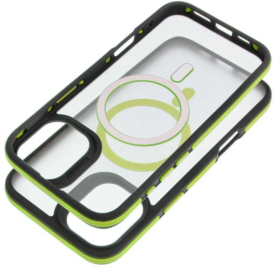 Oem Originalus „iPhone 16 PLUS Neo“ dėklas, suderinamas su „MagSafe“, geltonas