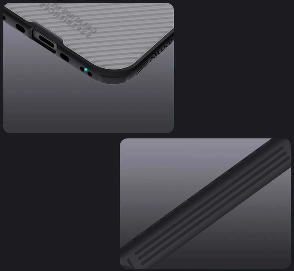 Nillkin CamShield PRO Magnetic Hard dėklas skirtas Apple iPhone Air skaidrus juodos spalvos