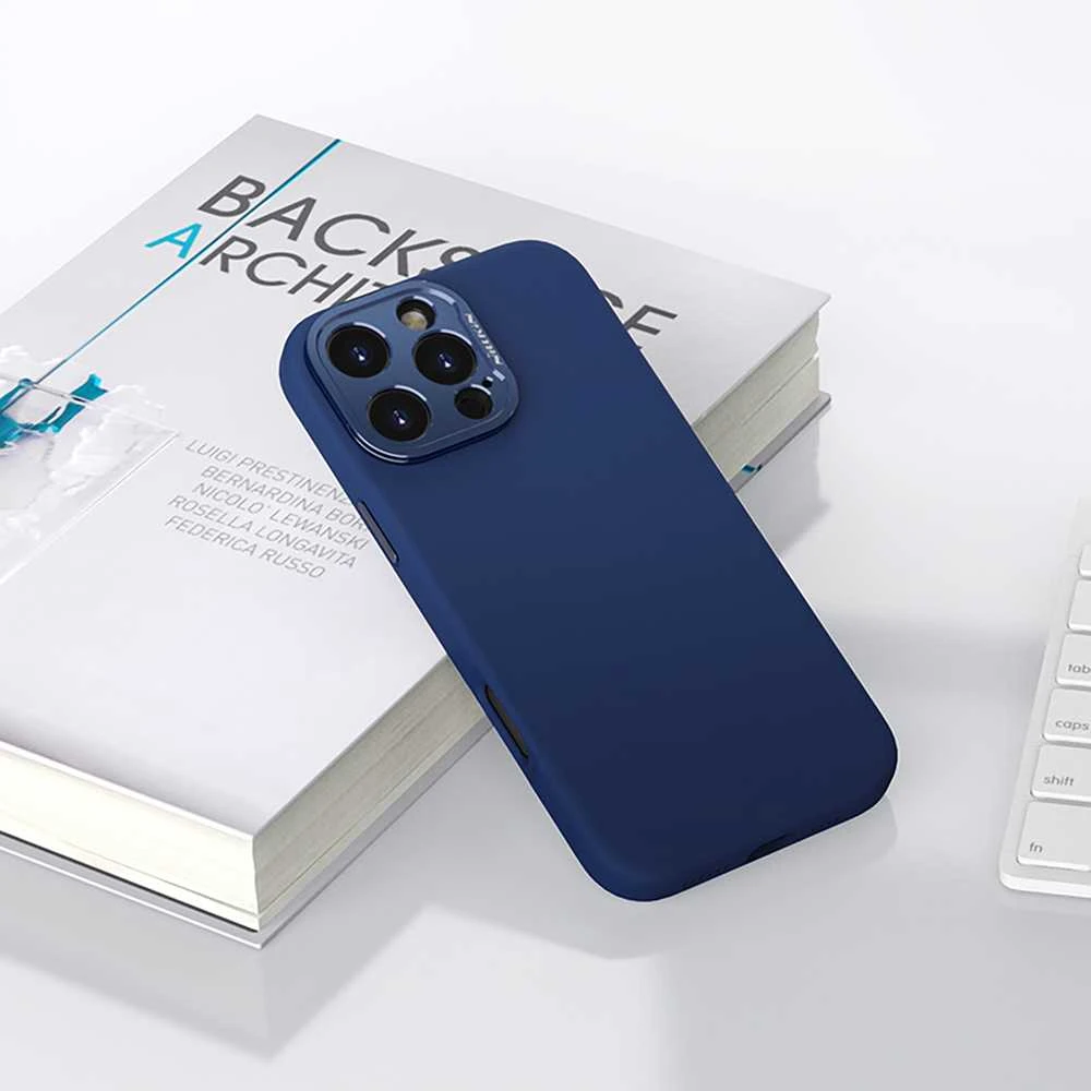 Nillkin LensWing magnetinis dėklas Apple iPhone 16 Pro Max (mėlynas)