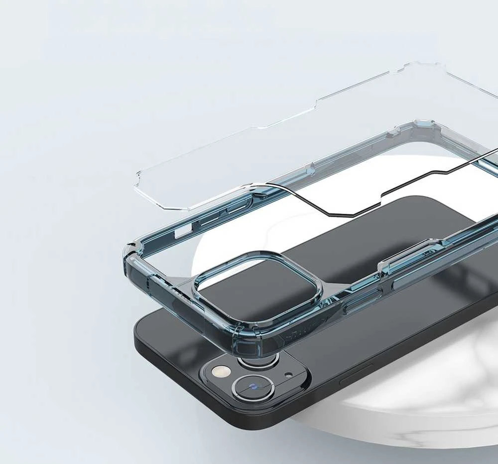 Nillkin Nature TPU Pro dėklas, skirtas Apple iPhone 14 Plus (mėlynas)