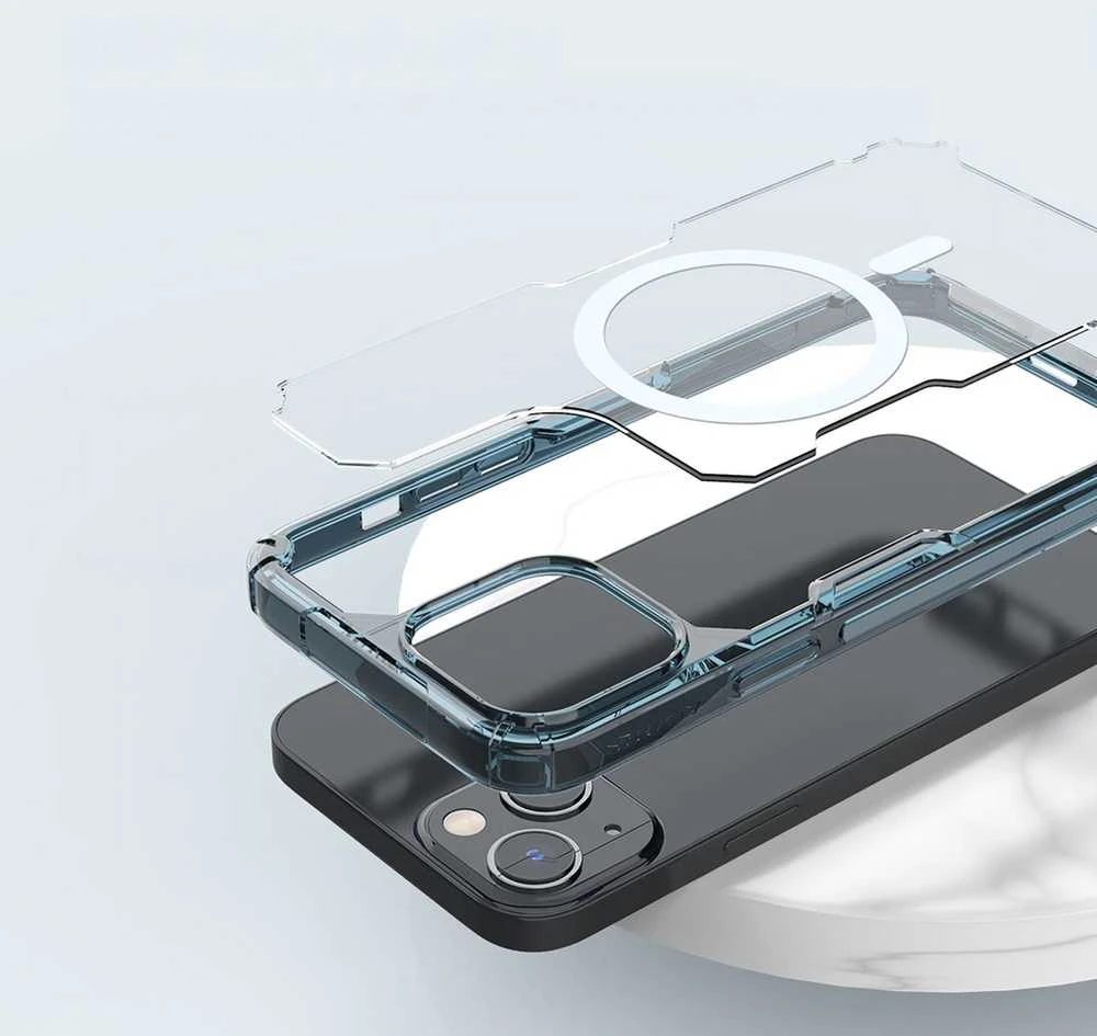 Nillkin Nature TPU Pro magnetinis dėklas, skirtas Apple iPhone 14 Plus (baltas)