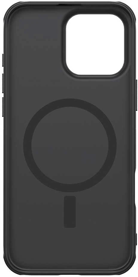 Nillkin Super Frosted PRO Magnetic Back Apple iPhone 16 Pro dėklas telefonui juodos spalvos