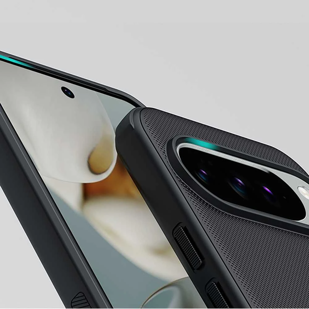 Nillkin Super Frosted PRO Back dėklas skirtas Google Pixel 10/10 Pro juodos spalvos