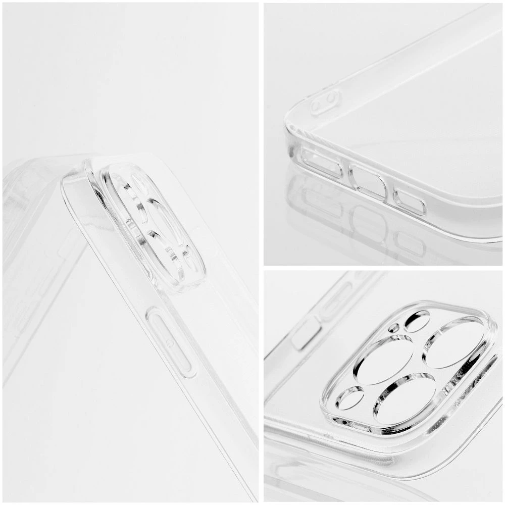 Dėklas Oem Case for iPhone 17 Pro / 18 Pro Clear Case 2 mm Mag Cover compatible with MagSafe (camera protection) transparent