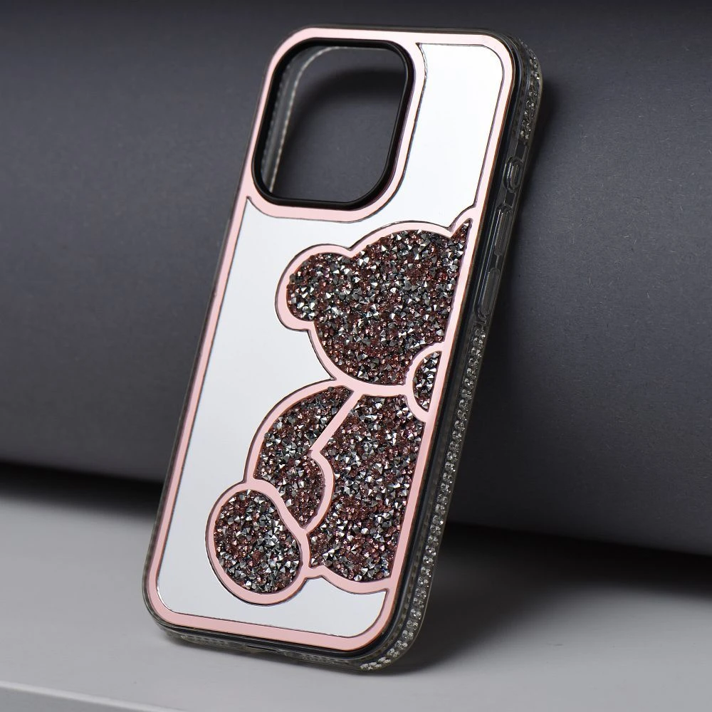 Dėklas Oem Case for iPhone 17 Pro / 18 Pro Teddy Bear pink