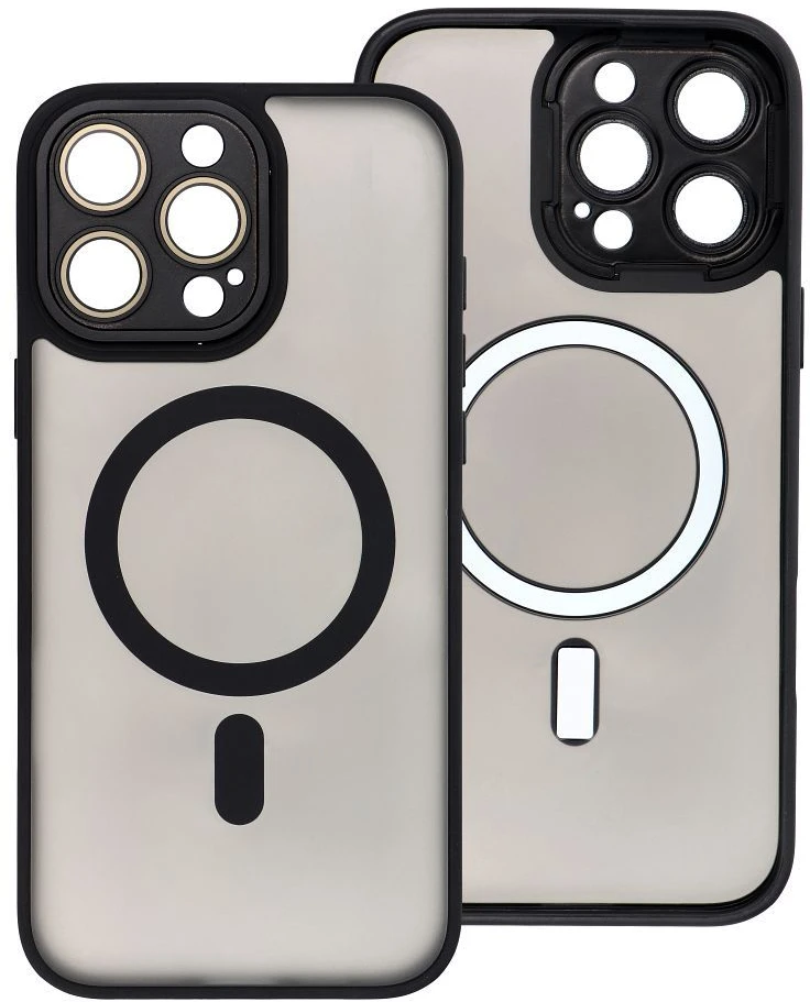 Dėklas Oem Case for iPhone 17 Pro / 18 Pro Variete Mag Cover compatible with MagSafe juodas