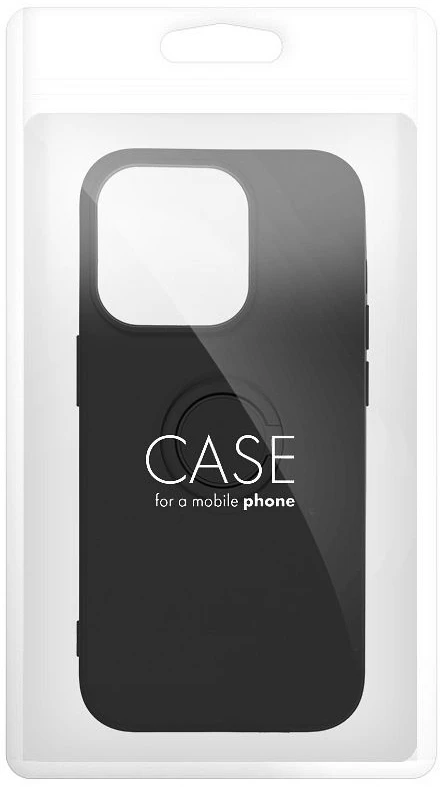 Dėklas Oem Case for iPhone 17 Pro / 18 Pro Silicone Ring juodas