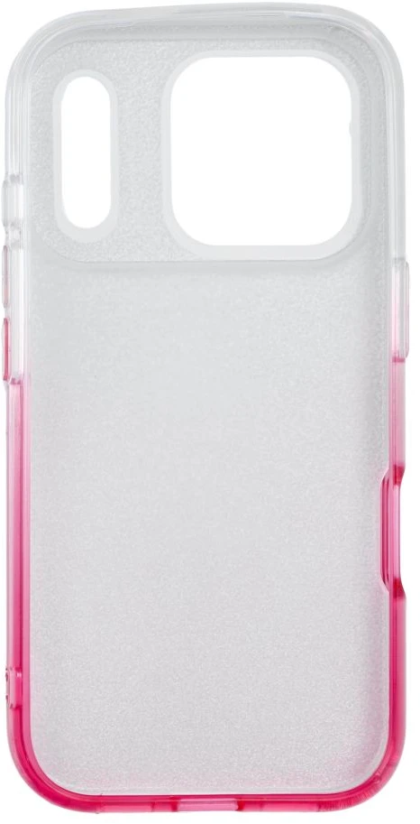 Dėklas Oem Case for iPhone 17 Pro / 18 Pro Shining transparentny pink