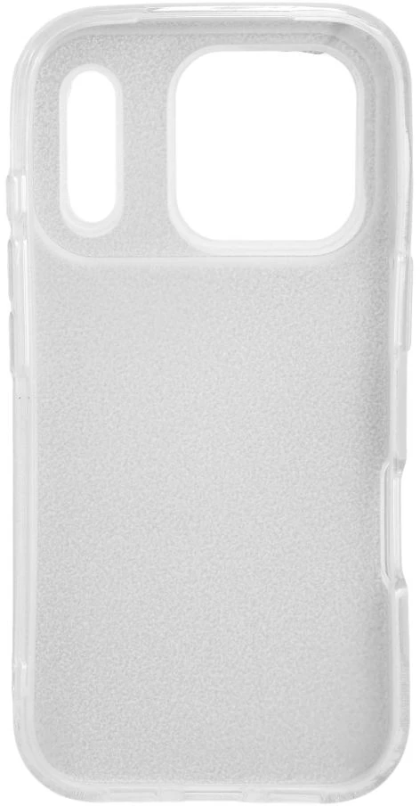 Oem dėklas, skirtas iPhone 17 Pro / 18 Pro, blizgantis sidabrinis