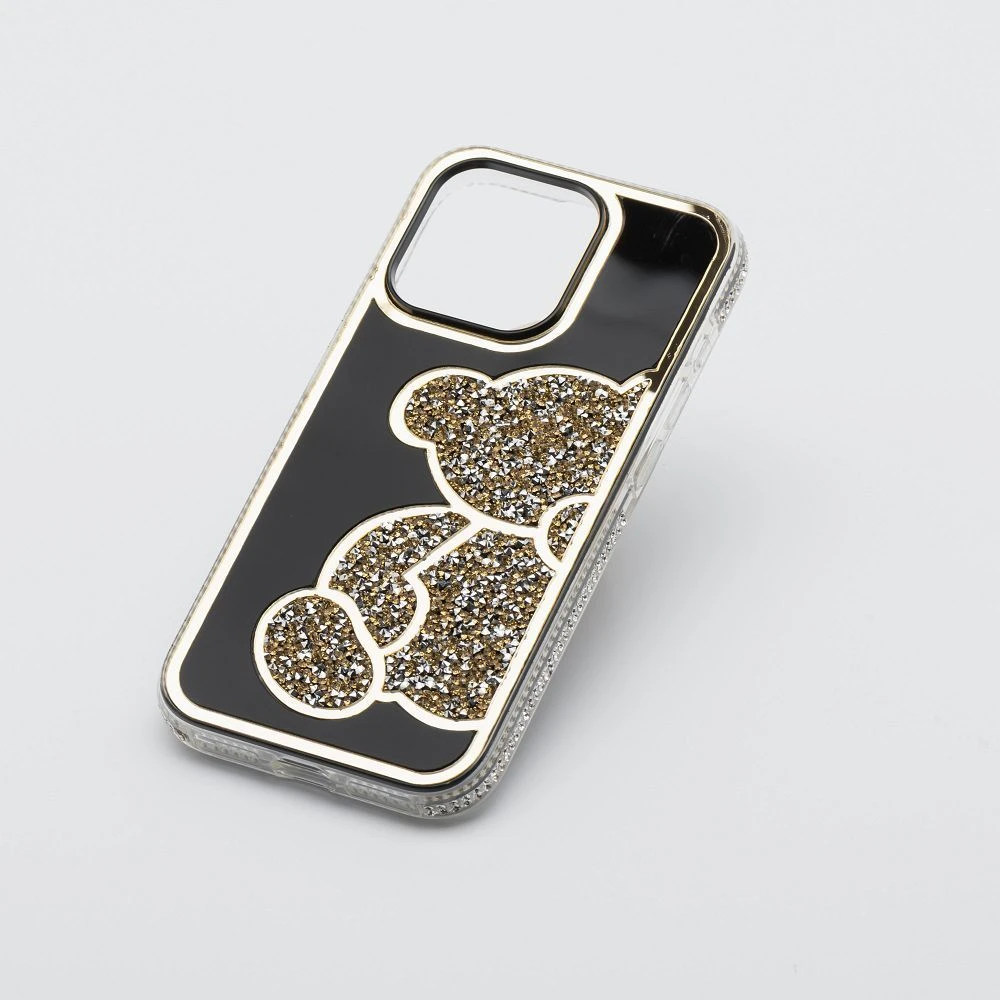 Dėklas Oem Case for iPhone 17 Pro / 18 Pro Teddy Bear auksinis
