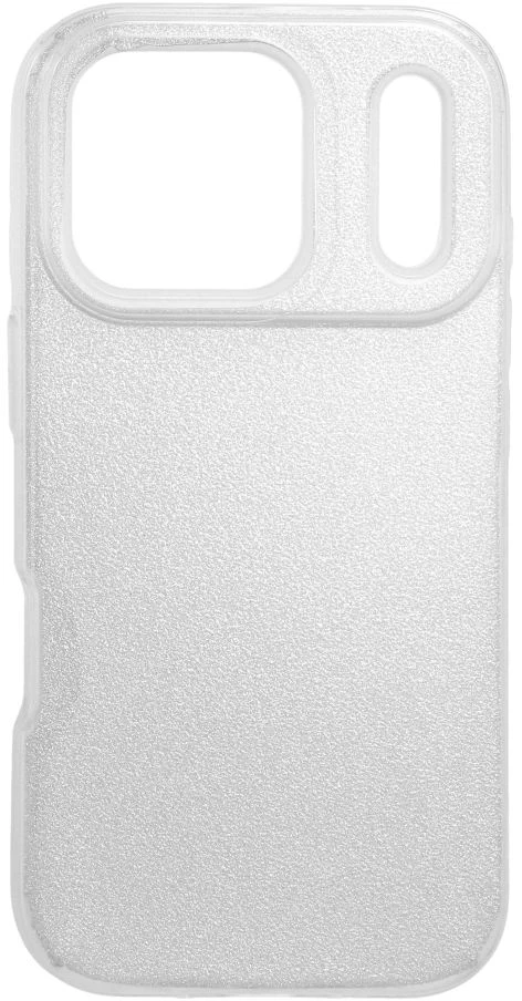 Oem dėklas, skirtas iPhone 17 Pro / 18 Pro, blizgantis sidabrinis