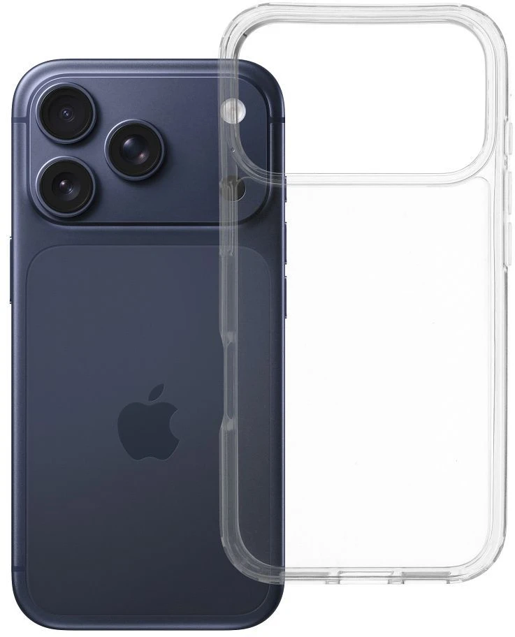 Oem Originalus „iPhone 17 Pro / 18 Pro“ itin skaidrus hibridinis dėklas, skaidrus