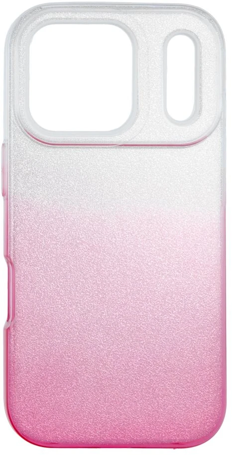Dėklas Oem Case for iPhone 17 Pro / 18 Pro Shining transparentny pink