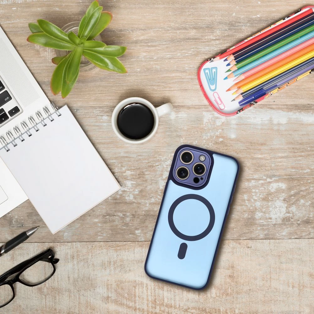 Dėklas Oem Case for iPhone 17 Pro / 18 Pro Variete Mag Cover compatible with MagSafe navy mėlynas