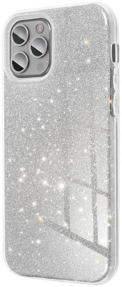 Oem dėklas, skirtas iPhone 17 Pro / 18 Pro, blizgantis sidabrinis