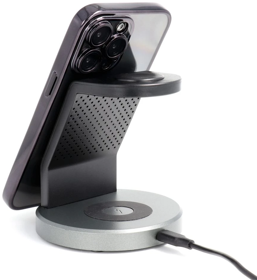 OEM dėklas, skirtas iPhone 17 Pro / 18 Pro, Electro Mag dėklas, suderinamas su MagSafe juodas