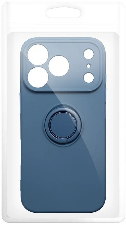 OEM dėklas, skirtas iPhone 17 Pro Max / 18 Pro Max silikoniniam žiedui, tamsus mėlynas