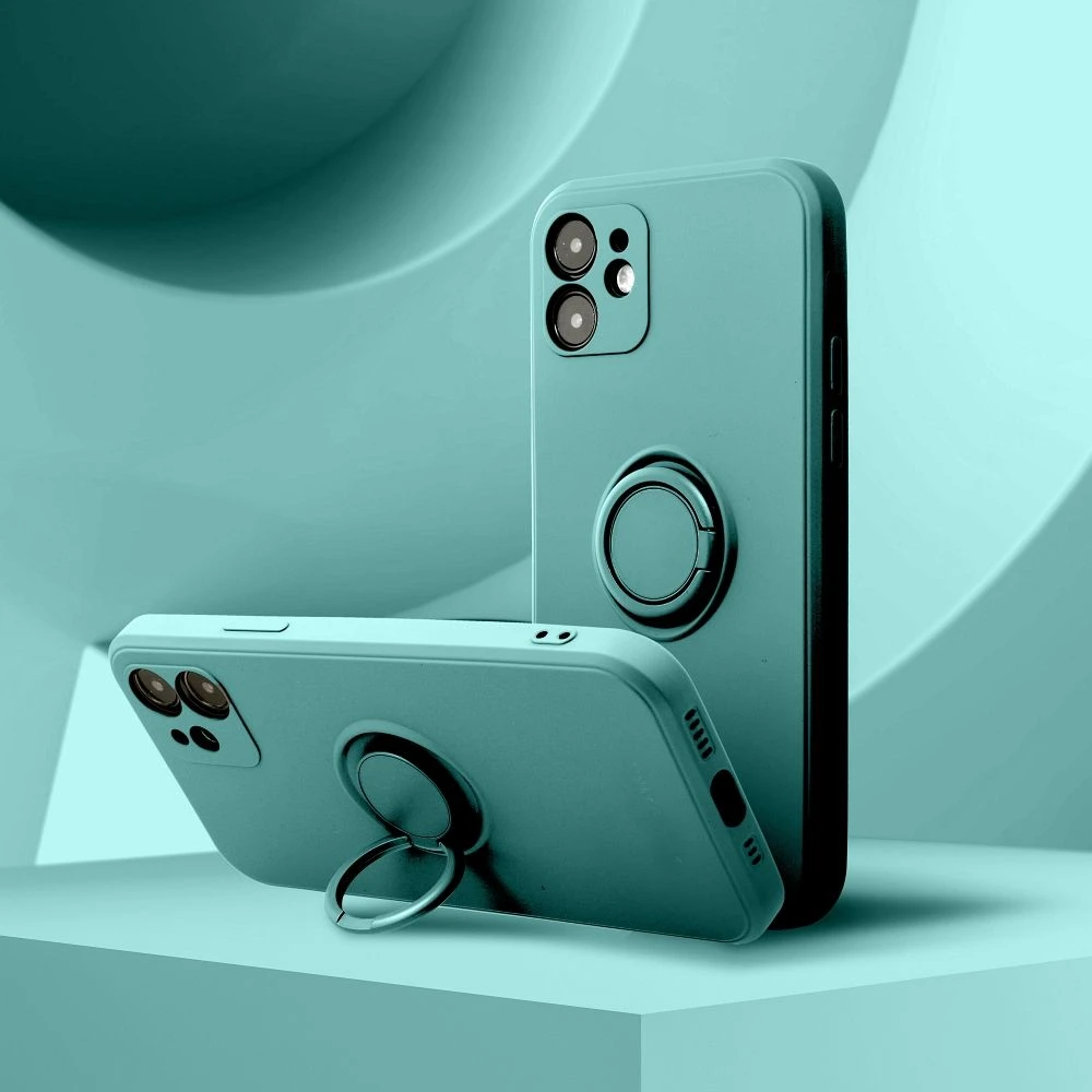 Dėklas Oem Case for iPhone 17 Pro Max / 18 Pro Max Silicone Ring žalias