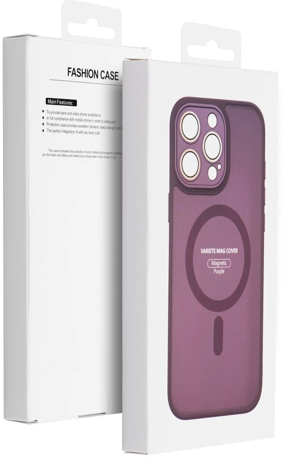 Dėklas Oem Case for iPhone 17 Pro Max / 18 Pro Max Variete Mag Cover compatible with MagSafe violetinė