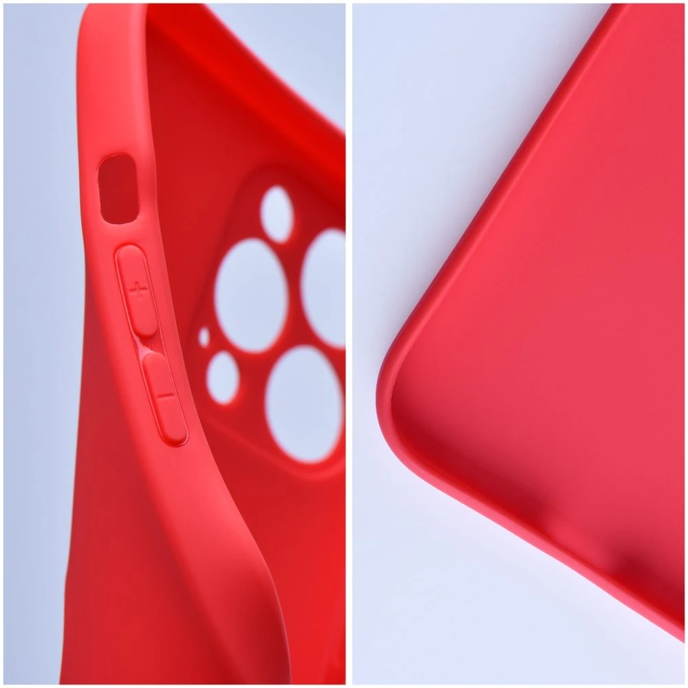 Oem dėklas, skirtas iPhone 17 Pro Max / 18 Pro Max, minkštas raudonas
