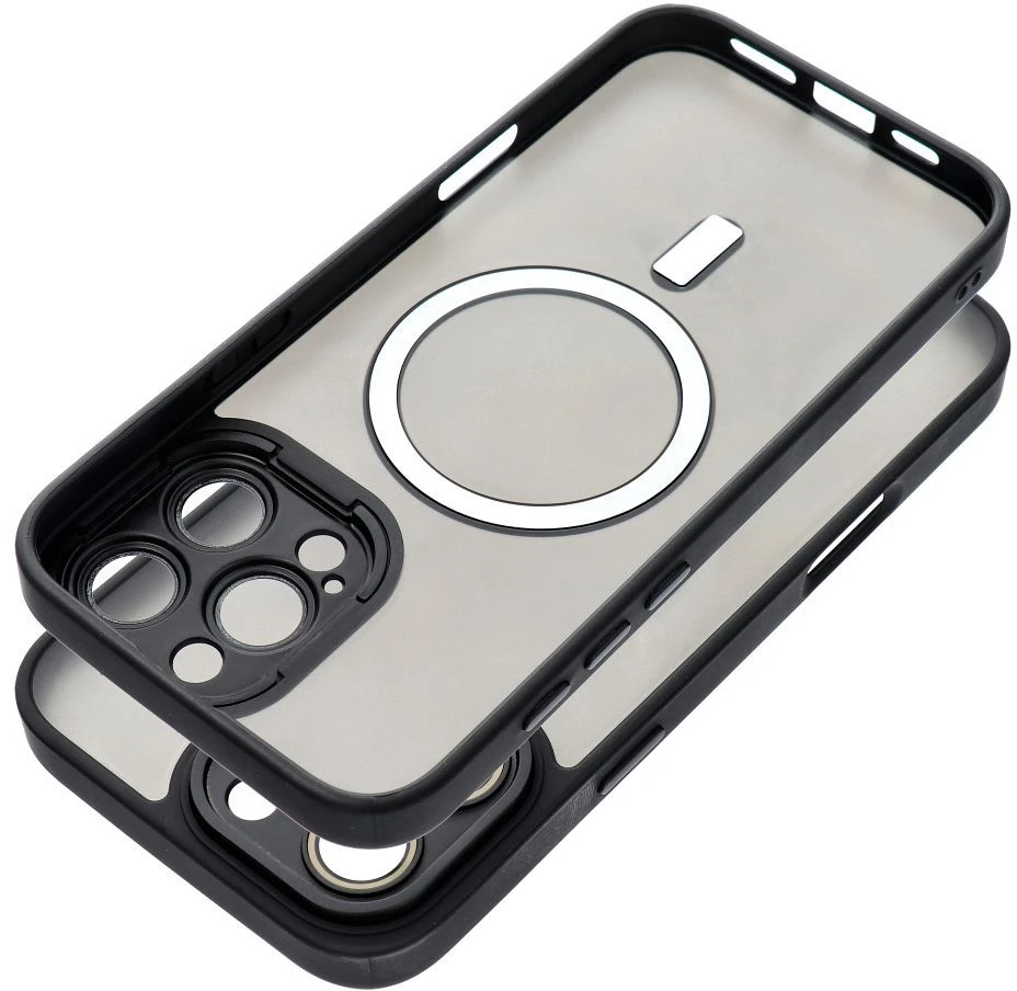 Dėklas Oem Case for iPhone 17 Pro Max / 18 Pro Max Variete Mag Cover compatible with MagSafe juodas