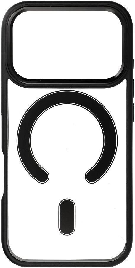 Dėklas Oem Case for iPhone 18 Pro / 17 Pro Color Edge Mag Cover compatible with MagSafe juodas