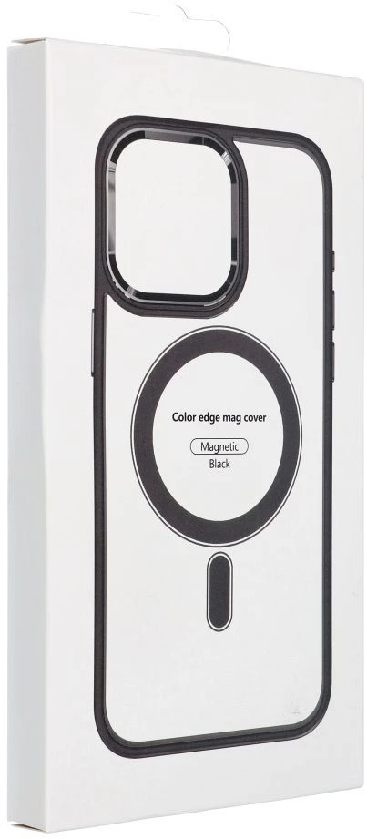 Dėklas Oem Case for iPhone 18 Pro / 17 Pro Color Edge Mag Cover compatible with MagSafe juodas