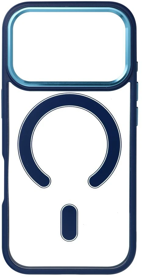 Dėklas Oem dangtelis, skirtas iPhone 18 Pro / 17 Pro Color Edge Mag Cover, suderinamas su MagSafe, titano-pilka