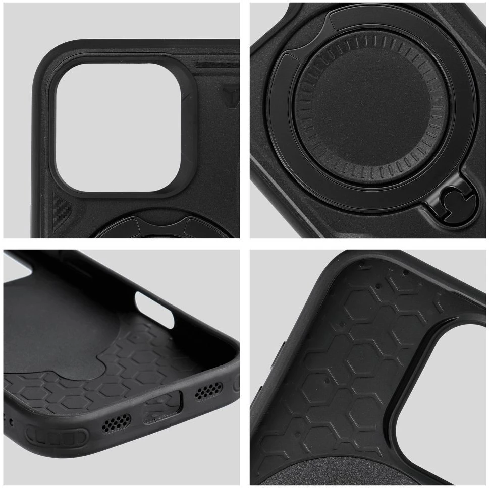 Dėklas Oem Case for iPhone 18 Pro / 17 Pro Frost Armor juodas