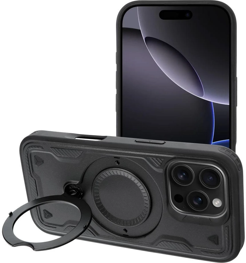 Dėklas Oem Case for iPhone 18 Pro Max / 17 Pro Max Frost Armor juodas