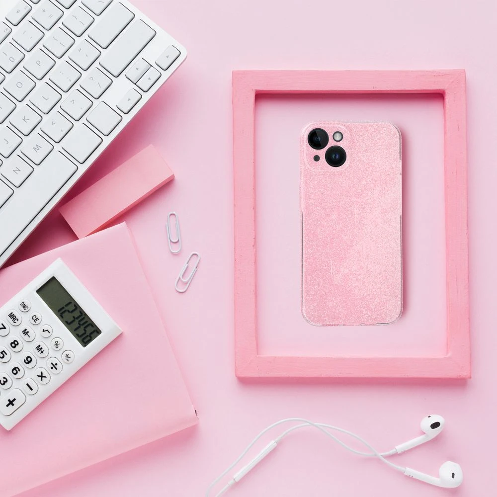 Dėklas Oem Case for iPhone 18 Pro Max / 17 Pro Max Clear Case 2 mm Blink pink