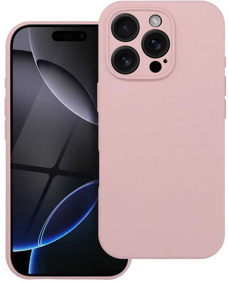 Dėklas Oem Case for iPhone 17 Silicone 2mm (camera protection) compatible with MagSafe powder pink